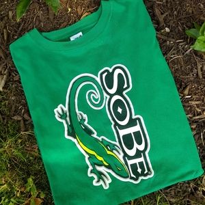 Vtg SOBE Lizard tee